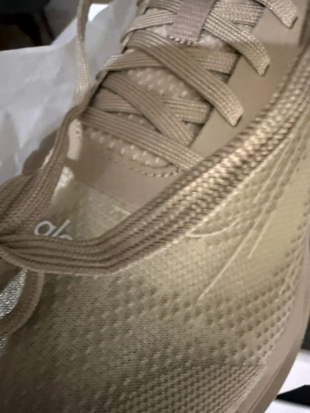 ALO Runner sneakers, size M 10.5; W 12; color Gravel; NEW with tags